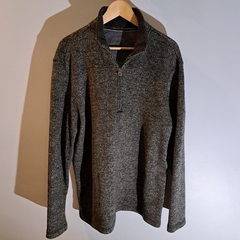 Weatherproof Men's XL Vintage Quarter Zip Long Sleeve Sweater